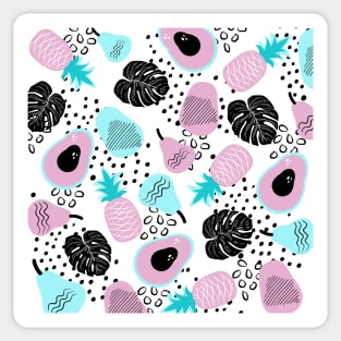 Colourful Fruit Pattern Sticker